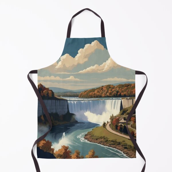 Item preview, 003 Vintage Niagara Falls Poster Design designed and sold by Alexis Art Collection.