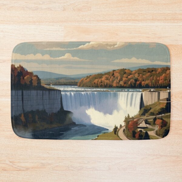 Item preview, 003 Vintage Niagara Falls Poster Design designed and sold by Alexis Art Collection.