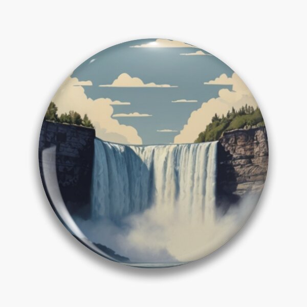 Item preview, 004 Vintage Niagara Falls Poster Design designed and sold by Alexis Art Collection.