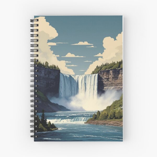 Item preview, 004 Vintage Niagara Falls Poster Design designed and sold by Alexis Art Collection.