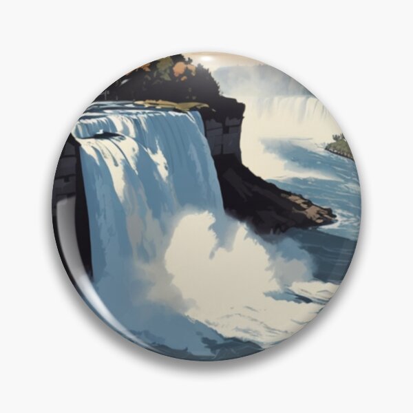 Item preview, 005 Vintage Niagara Falls Poster Design designed and sold by Alexis Art Collection.
