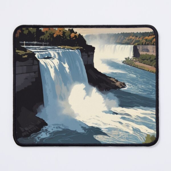 Item preview, 005 Vintage Niagara Falls Poster Design designed and sold by Alexis Art Collection.