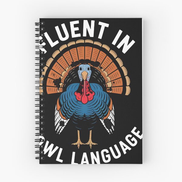 Item preview, Fluent In Fowl Language Funny Thanksgiving Turkey Chicken designed and sold by PupnkittyMania ⭐⭐⭐⭐⭐.
