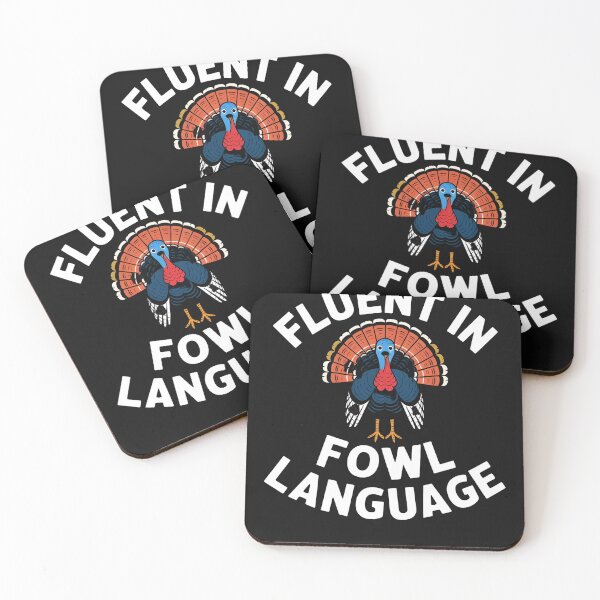 Item preview, Funny Fluent In Fowl Language designed and sold by PupnkittyMania ⭐⭐⭐⭐⭐.