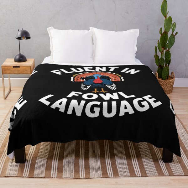 Item preview, Funny Fluent In Fowl Language designed and sold by PupnkittyMania ⭐⭐⭐⭐⭐.