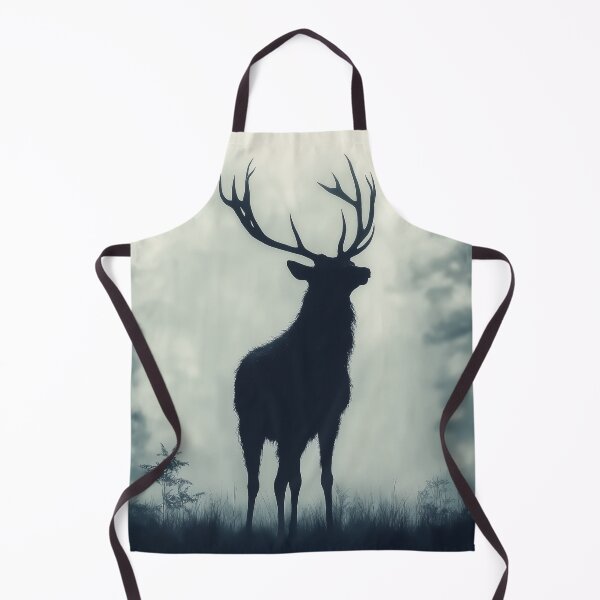 Item preview, Deer silhouette in the musty forest designed and sold by valerko26.