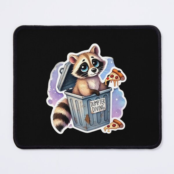 Item preview, racoon dumpster diving  designed and sold by EuropeanPrints.