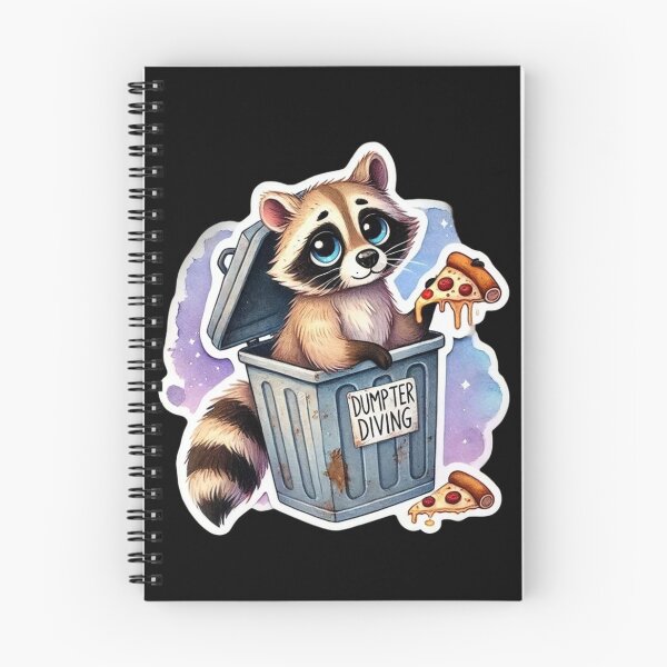 Item preview, racoon dumpster diving  designed and sold by EuropeanPrints.
