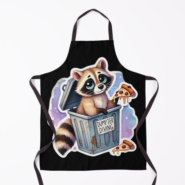 Item preview, racoon dumpster diving  designed and sold by EuropeanPrints.