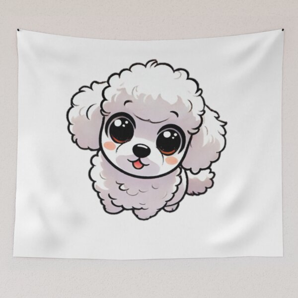 Item preview, Cute cartoonish puppy dog looking up designed and sold by VladSecond.