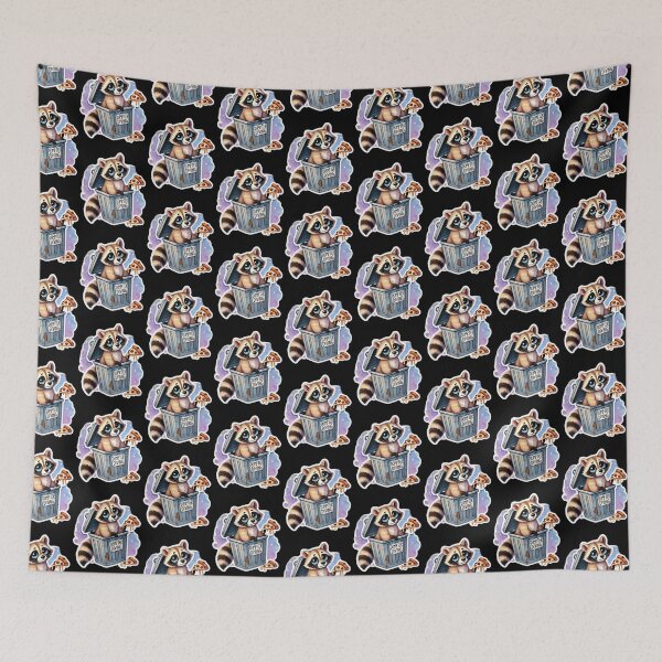 Item preview, racoon dumpster diving  designed and sold by EuropeanPrints.