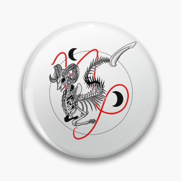 Item preview, Capricorn Skeleton designed and sold by Cosmic Aura Art.