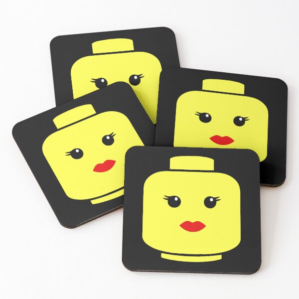 Item preview, Brick Toy Head Yellow Funny Face designed and sold by Kubala Designs.