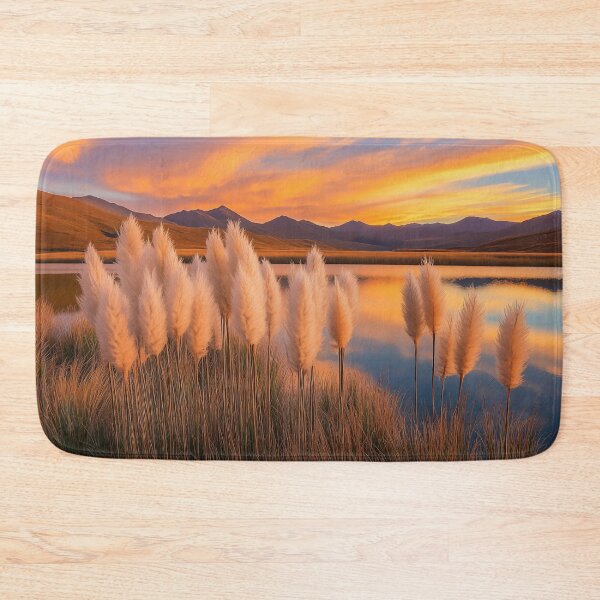 Item preview, Pampas grass during sunset designed and sold by valerko26.
