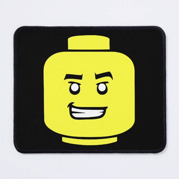Item preview, Brick Toy Head Yellow Funny Face designed and sold by Kubala Designs.