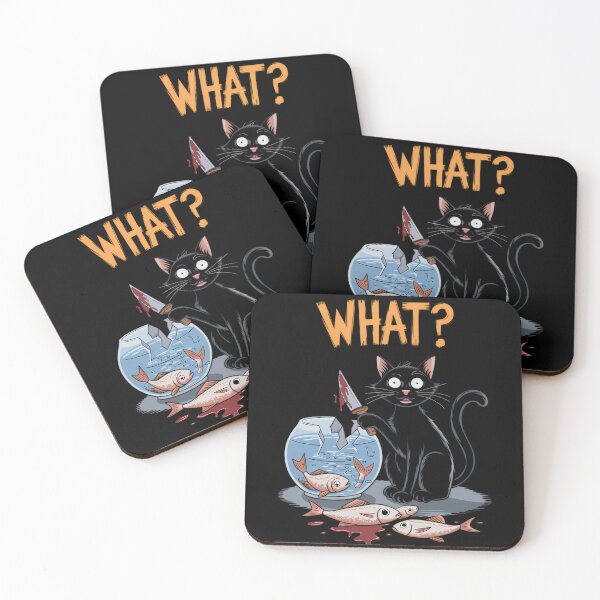 Item preview, What? Mischievous Cat designed and sold by ZingZest.