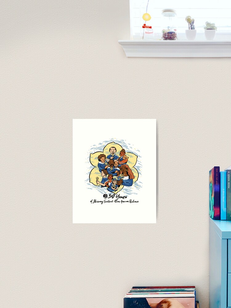 Thumbnail 2 of 3, Art Print, Nha Hoang - Blossoming Resilience designed and sold by searac.