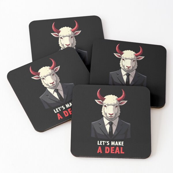 Item preview, Deal With The Devil Sheep. Let's Make a Deal designed and sold by twisted-dot.