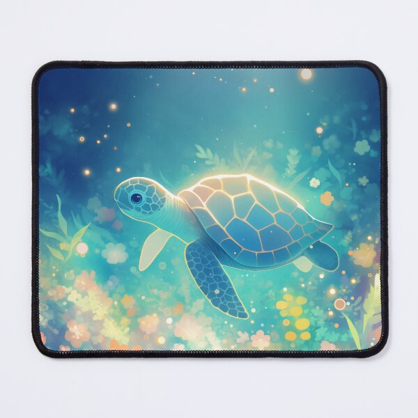 Item preview, Turtle Journey Through a Vibrant Undersea Garden designed and sold by AshiraCreations.