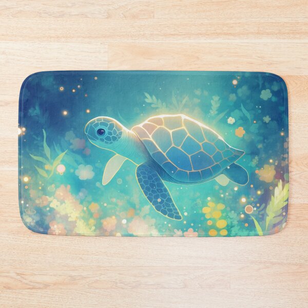 Item preview, Turtle Journey Through a Vibrant Undersea Garden designed and sold by AshiraCreations.