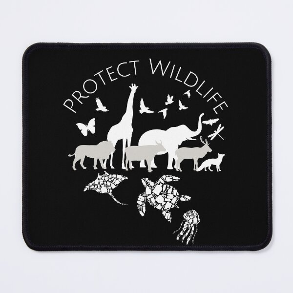 Item preview, Protect Wildlife Silhouette Animals Nature Design designed and sold by EarthArtDesigns.