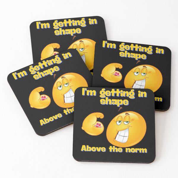 Item preview, I'm Getting In Shape Above The Norm designed and sold by AmazingBeth.