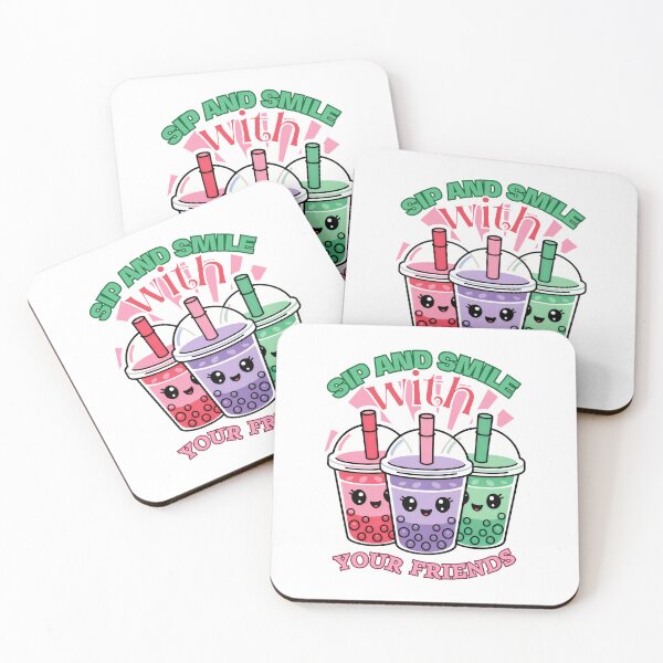 Item preview, Sweet Sips and Smiling Friends: A Bubble Tea Adventure designed and sold by SplashTastic.