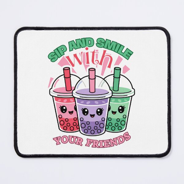 Item preview, Sweet Sips and Smiling Friends: A Bubble Tea Adventure designed and sold by SplashTastic.