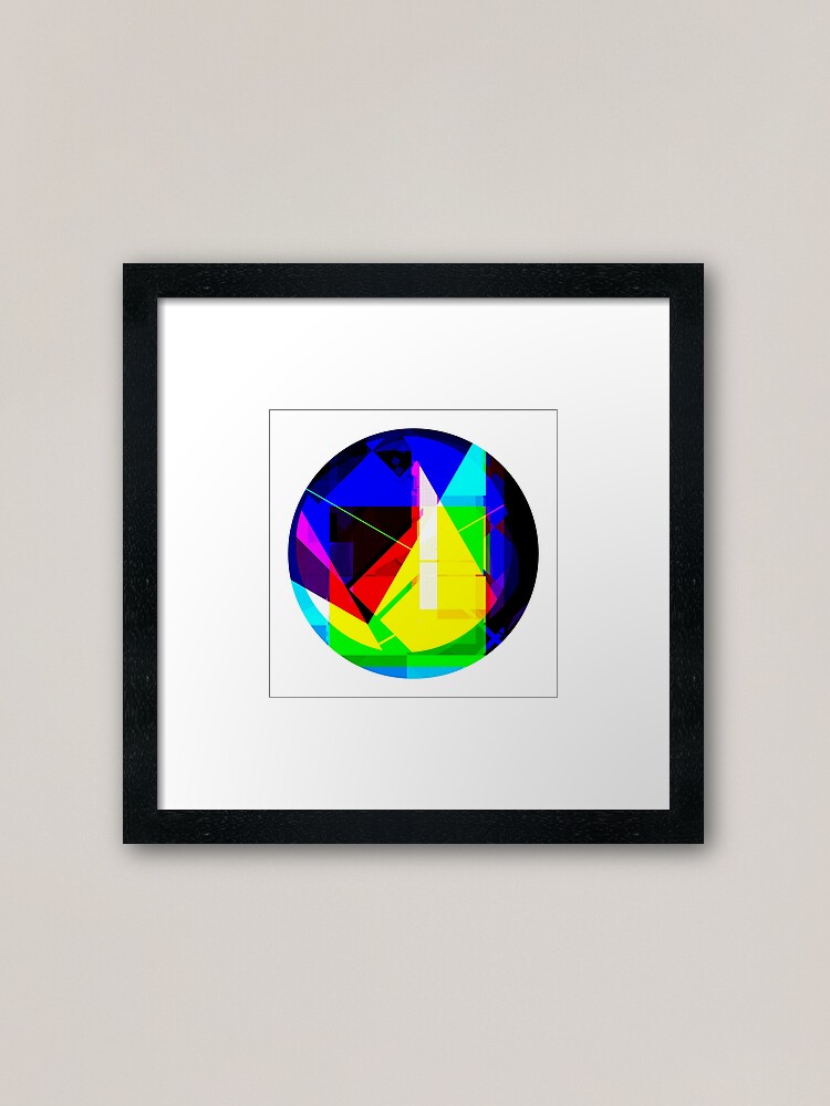 Thumbnail 1 of 7, Framed Art Print, Intersectional (#175) designed and sold by Quantrian.