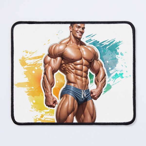 Item preview, New Series: Bodybuilder Sticker #74 designed and sold by ForeverPrintsOK.
