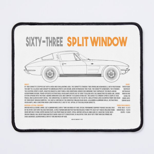 Item preview, 1963 Split Window art designed and sold by Barry Scott Young.