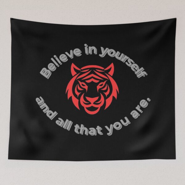 Item preview, Motivational Tiger Art Believe in Yourself designed and sold by andrew758.