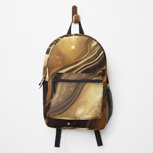 Item preview, Molten Gold & Chocolate Marble: Abstract Liquid Art designed and sold by Ladyfyre.
