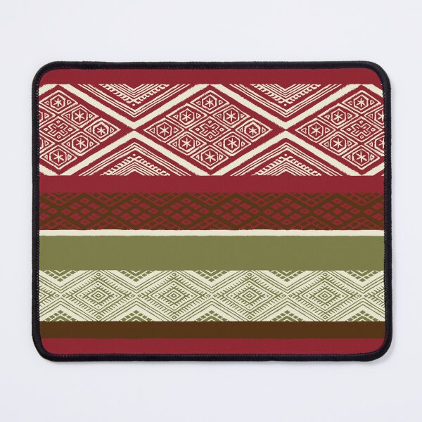Item preview, Peruvian Textiles - Three Stripes (Burgundy) designed and sold by IZANAMI By Akane Yabushita.