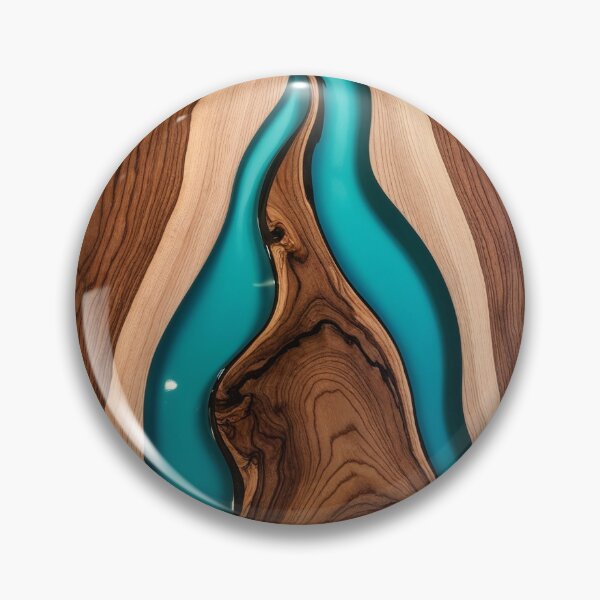 Artikelvorschau, Holz Epoxid Design Türkis entworfen und verkauft von Ken5280.