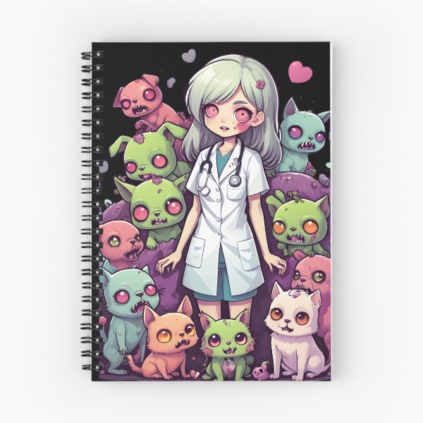 Item preview, Adorable Zombie Vet with Pet Zombies designed and sold by Mechanical-Artt.