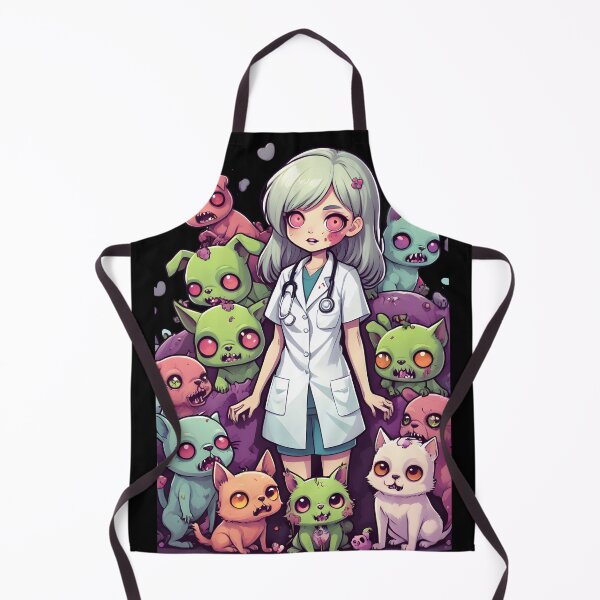 Item preview, Adorable Zombie Vet with Pet Zombies designed and sold by Mechanical-Artt.
