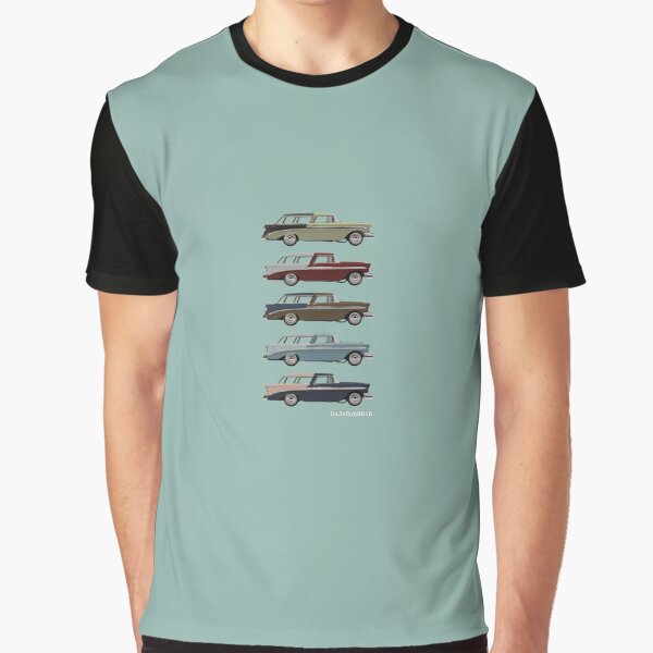 Vintage Wheels - Chevrolet Nomad Graphic T-Shirt