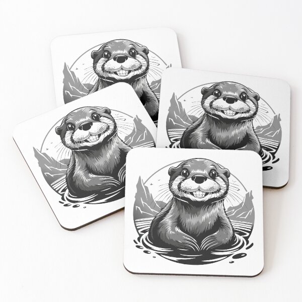 Item preview, Ollie the Otter in the Mountains designed and sold by facetworks.