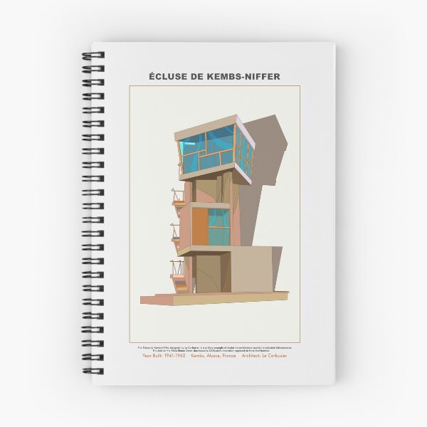 Item preview, Le Corbusier's Écluse de Kembs-Niffer: Architectural Marvel designed and sold by Boogosh.