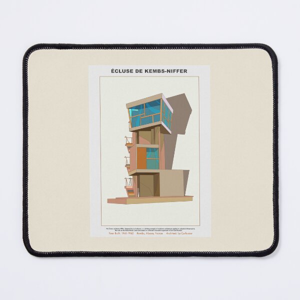 Item preview, Le Corbusier's Écluse de Kembs-Niffer: Architectural Marvel designed and sold by Boogosh.