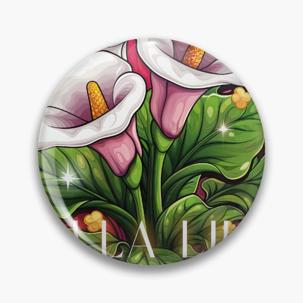 Item preview, Sticker T-Shirt Design Flowers: CALLA LILLY designed and sold by ForeverPrintsOK.