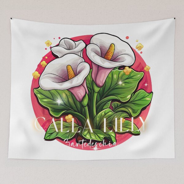 Item preview, Sticker T-Shirt Design Flowers: CALLA LILLY designed and sold by ForeverPrintsOK.