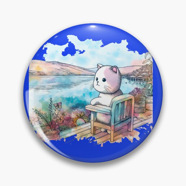 Item preview,  3D Vibrant Sketch of the Sea of Galilee and Tiberias,   designed and sold by PaintMeWorld.