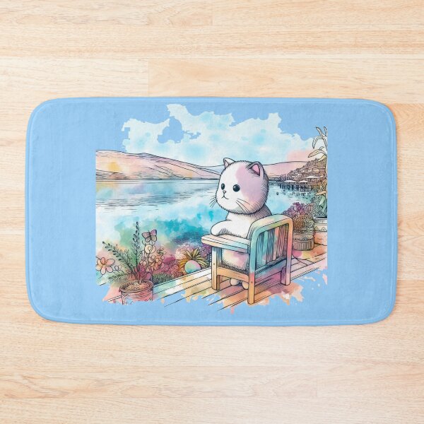 Item preview,  3D Vibrant Sketch of the Sea of Galilee and Tiberias,   designed and sold by PaintMeWorld.