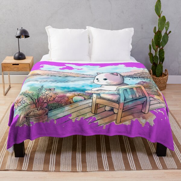 Item preview,  3D Vibrant Sketch of the Sea of Galilee and Tiberias,   designed and sold by PaintMeWorld.