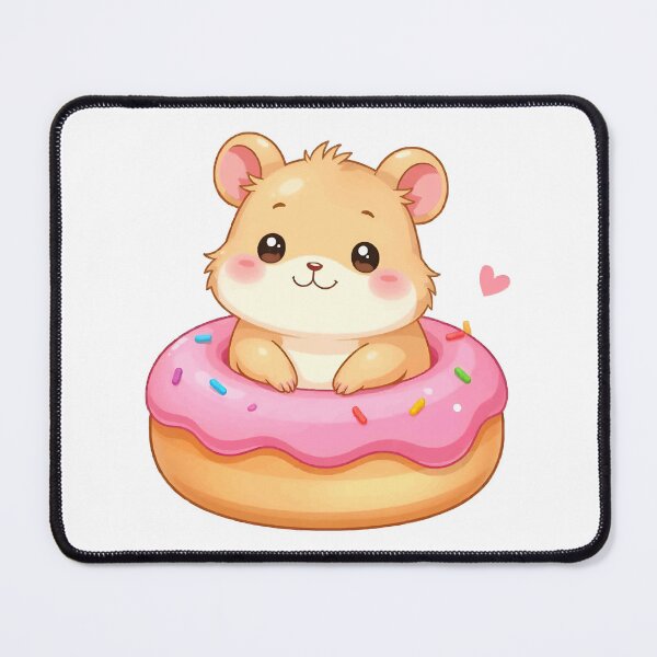 Item preview, Hamster in Donut Floatie designed and sold by WildlifeInc.