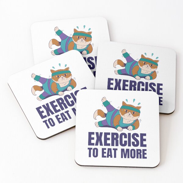 Item preview, Exercise to Eat more designed and sold by 87-Aesthetics.