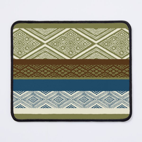 Item preview, Peruvian Textiles - Three Stripes (Moss) designed and sold by IZANAMI By Akane Yabushita.
