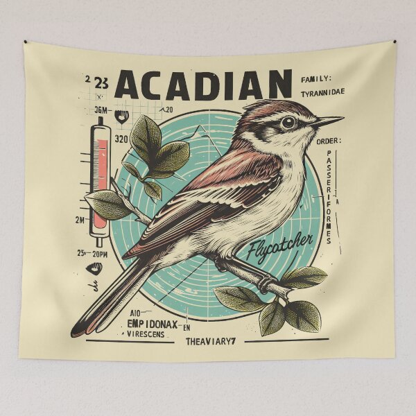 Item preview, Acadian Flycatcher designed and sold by theAVIARY7.